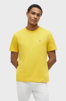 Мужская желтая футболка ESS SEASONAL REG FIT Желтый M Tommy Hilfiger MW0MW39995