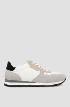 Мужские кожаные кроссовки Разноцветный 44 Baldinini U5E831T1CAVF;GRBI