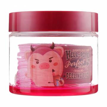 Очищающие пилинг-пады Elizavecca Milky Piggy Hell-Pore Perfect Wine Sparkling Peeling Pad на основе красного вина, 30 шт Очищающие пилинг-пады Elizavecca Milky Piggy Hell-Pore Perfect Wine Sparkling Peeling Pad на основе красного вина, 30 шт