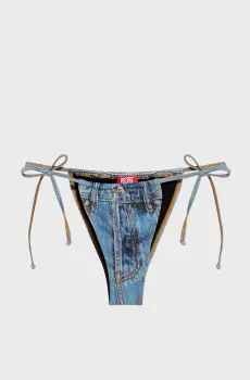 Женские синие трусики от купальника MUTANDE Синий S Diesel A19158 0BNCW