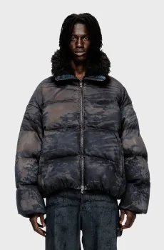 Мужская темно-синяя куртка JOHNS GIACCA Синий 52 Diesel A18757 0LKCX