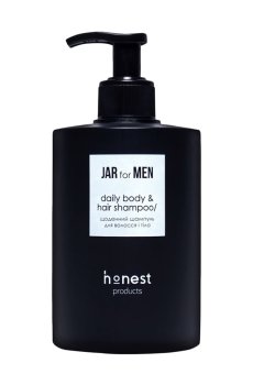 Мужской ежедневный шампунь для волос и тела Honest Products Jar For Man Daily 500 мл