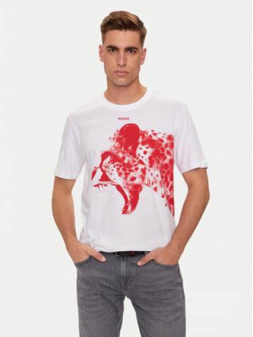 Hugo Футболка Dikobra 50519013 Білий Regular Fit Hugo Футболка Dikobra 50519013 Білий Regular Fit