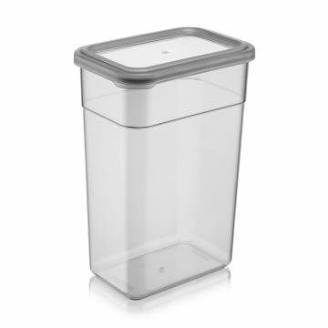 Контейнер Idea Home Soft Box Grey с крышкой, 3.4 л (00965)