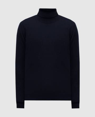 Синий гольф TODI из кашемира и шелка