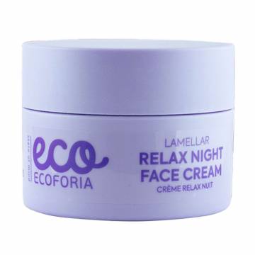 Уценка! Ночной крем для лица Ecoforia Lavender Clouds Relax Night Face Cream, 50 мл