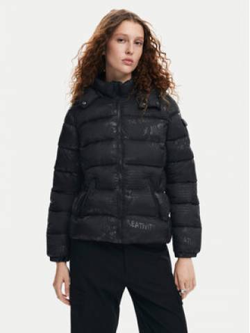 Desigual Пуховик Drammen 24WWEWBM Чорний Regular Fit Desigual Пуховик Drammen 24WWEWBM Чорний Regular Fit