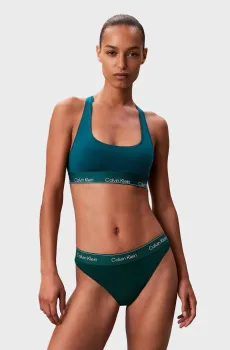 Женский бирюзовый топ UNLINED BRALETTE Бирюзовый XXS Calvin Klein LV00QF8493