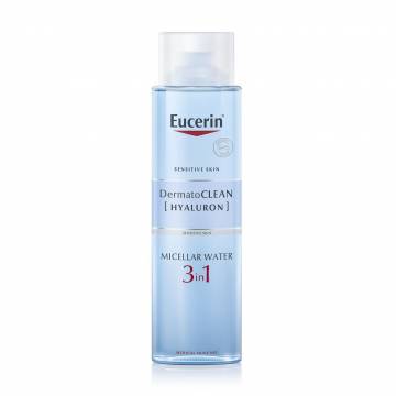 Мицеллярный очищающий флюид 3 в 1 для лица Eucerin DermatoClean Hyaluron Micellar Cleansing Fluid 3 in 1, 400 мл Мицеллярный очищающий флюид 3 в 1 для лица Eucerin DermatoClean Hyaluron Micellar Cleansing Fluid 3 in 1, 400 мл