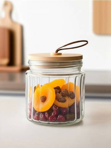 Контейнер для їжі з кришкою - clear