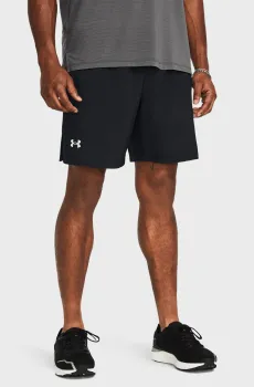 Мужские черные шорты UA LAUNCH 7 SHORTS Черный M Under Armour 1382620-001