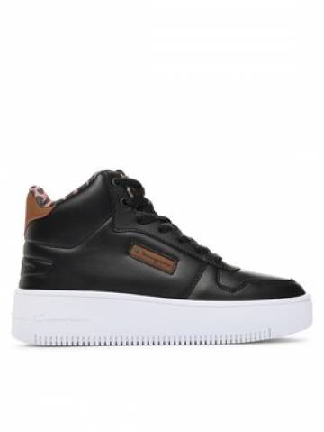 Champion Снікерcи Mid Cut Shoe Rebound Plat Mid Animalier S11609-KK001 Чорний Champion Снікерcи Mid Cut Shoe Rebound Plat Mid Animalier S11609-KK001 Чорний