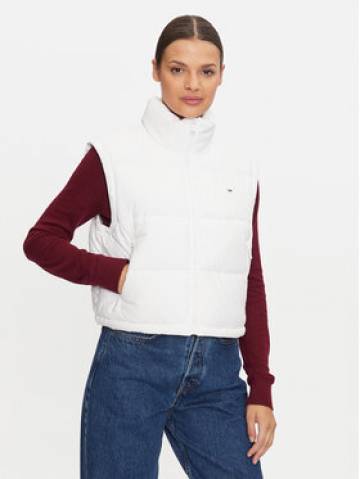 Tommy Jeans Безрукавка Essential DW0DW19696 Білий Regular Fit Tommy Jeans Безрукавка Essential DW0DW19696 Білий Regular Fit