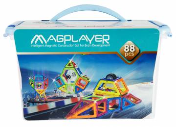 Конструктор Magplayer Магнітний набір 88 елементів (MPT-88) Конструктор Magplayer Магнітний набір 88 елементів (MPT-88)