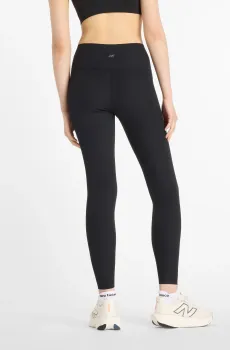 Женские черные тайтсы NB Ribbed High Rise Черный XL New Balance WP53152BK