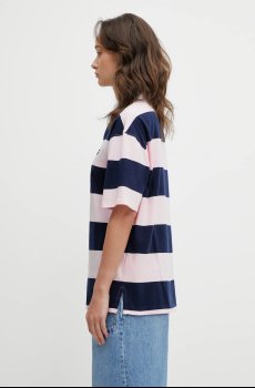 Хлопковое поло Coperni Striped Polo