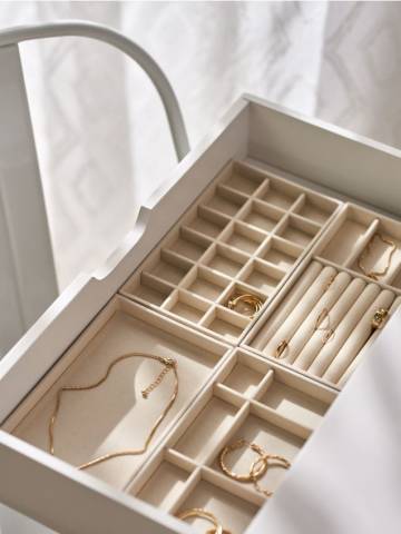 Органайзер для прикрас - кремовий Органайзер для прикрас - кремовий