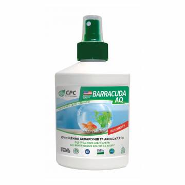 Средство для очистки аквариумов CPC Barracuda AQ без хлора, 250 мл Средство для очистки аквариумов CPC Barracuda AQ без хлора, 250 мл