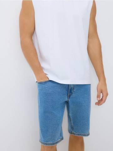 Reserved - Джинсові шорти regular - синій - 6115L-50J