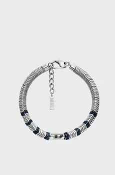 Серебристый браслет Серебряный ONESIZE Diesel DX1572931