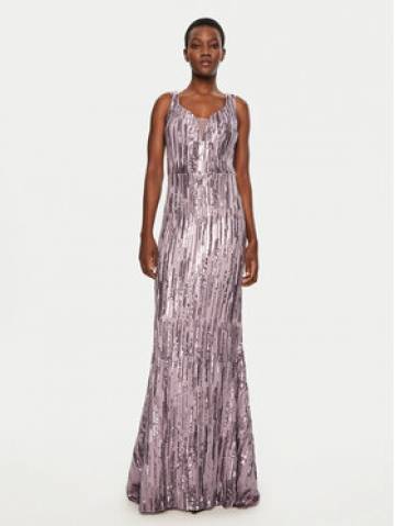 Fracomina Вечірня сукня FQ24WD3014W53601 Фіолетовий Slim Fit Fracomina Вечірня сукня FQ24WD3014W53601 Фіолетовий Slim Fit