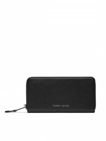Tommy Jeans Великий жіночий гаманець Tjw Ess Must Large Za AW0AW16101 Чорний Tommy Jeans Великий жіночий гаманець Tjw Ess Must Large Za AW0AW16101 Чорний