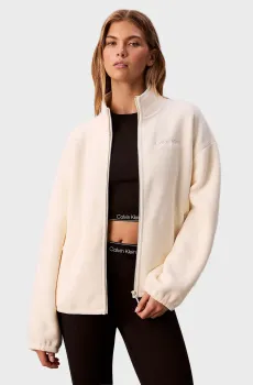 Женская белая спортивная кофта POLAR Белый S Calvin Klein Jeans LV047E214G