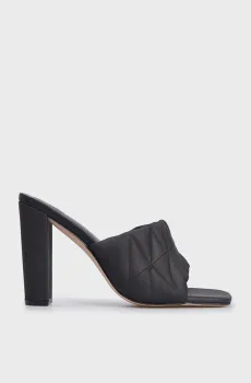 Женские черные кожаные мюли Francie Черный 39 PRPY PRSLT5047W