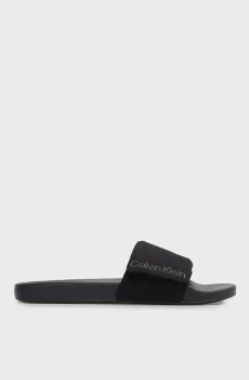 Мужские черные слайдеры ESS ADJ MONOBRAND Черный 41 Calvin Klein HM0HM02115