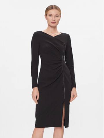 DKNY Коктейльна сукня DD3J1493 Чорний Regular Fit DKNY Коктейльна сукня DD3J1493 Чорний Regular Fit