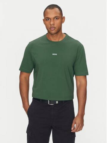 BOSS Футболка Tchup 50473278 Зелений Relaxed Fit BOSS Футболка Tchup 50473278 Зелений Relaxed Fit