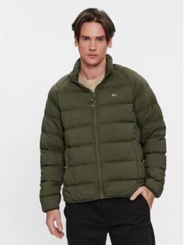 Tommy Jeans Пуховик Essential DM0DM17984 Зелений Regular Fit Tommy Jeans Пуховик Essential DM0DM17984 Зелений Regular Fit