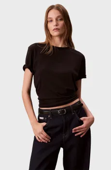 Женская черная футболка SS SUPIMA Черный XS Calvin Klein LV044D201G