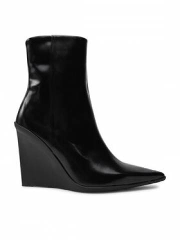 Calvin Klein Ботильйони Wedge Ankle Boot 90 HW0HW02256 Чорний Calvin Klein Ботильйони Wedge Ankle Boot 90 HW0HW02256 Чорний