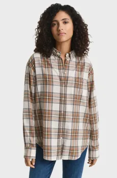 Женская рубашка в клетку FLANNEL Разноцветный 36 Gant 4300560