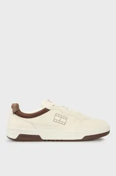 Мужские белые кожаные сникерсы TJM CUPSOLE LEATHER MIX Белый 42 Tommy Jeans EM0EM01566