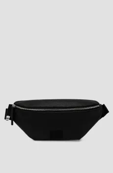 Мужская черная поясная сумка Черный ONESIZE HUGO 50535679;001