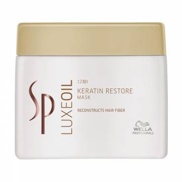 Маска для восстановления волос Wella Professionals SP Luxe Oil Keratin Restore Mask с кератином, 400 мл Маска для восстановления волос Wella Professionals SP Luxe Oil Keratin Restore Mask с кератином, 400 мл