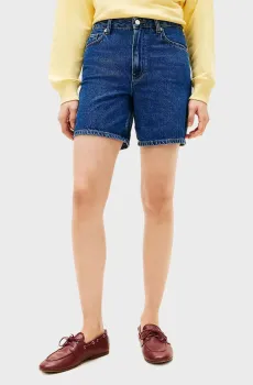 Женские синие джинсовые шорты STRAIGHT Синий 25 Tommy Hilfiger WW0WW48598