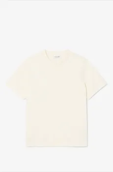 Женская бежевая футболка Бежевый 34 Lacoste TF0355XFJ