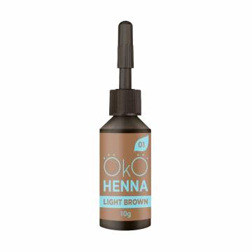 Хна для бровей OkO Lash & Brow Henna Power Powder 01 Light Brown, 10 г Хна для бровей OkO Lash & Brow Henna Power Powder 01 Light Brown, 10 г