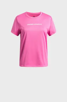 Детская розовая футболка Tech Branded SSC Розовый 14 Under Armour 6013714-637