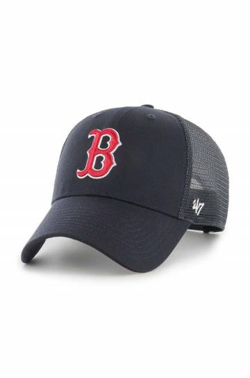 Кепка 47 brand MLB Boston Red Sox цвет синий с аппликацией BCWS-BRSRS02CTP-NY04 Кепка 47 brand MLB Boston Red Sox цвет синий с аппликацией BCWS-BRSRS02CTP-NY04
