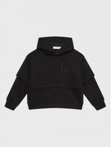 Calvin Klein Jeans Світшот Monogram IB0IB01523 Чорний Regular Fit Calvin Klein Jeans Світшот Monogram IB0IB01523 Чорний Regular Fit