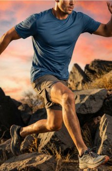 Футболка regular fit - steel blue