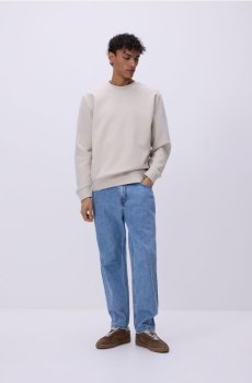 Reserved - Джинси carrot із вареним ефектом - синій - 419BB-50J