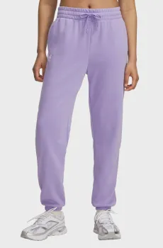 Женские сиреневые спортивные брюки UA Rival Terry Joggers Фиолетовый S Under Armour 1382735-538