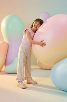 Бавовняний Комплект із Квітковим Мотивом - різнобарвний