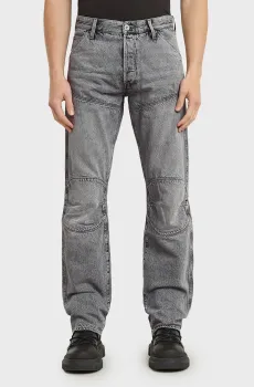 Мужские серые джинсы 5620 3D Regular Серый 33-32 G-Star RAW D23699,D933