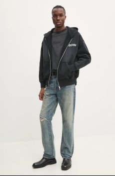 Хлопковая кофта PURPLE BRAND HWT FLEECE ZIP FRONT HOODY